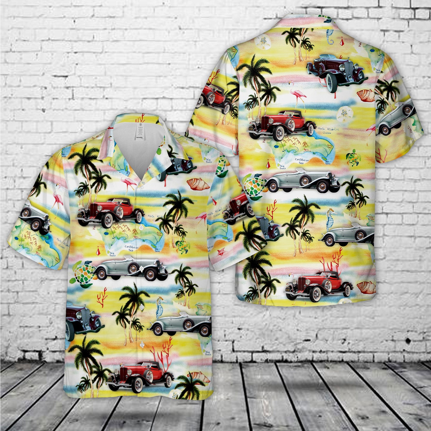 1932 Auburn Boattail Speedster Hawaiian Shirt