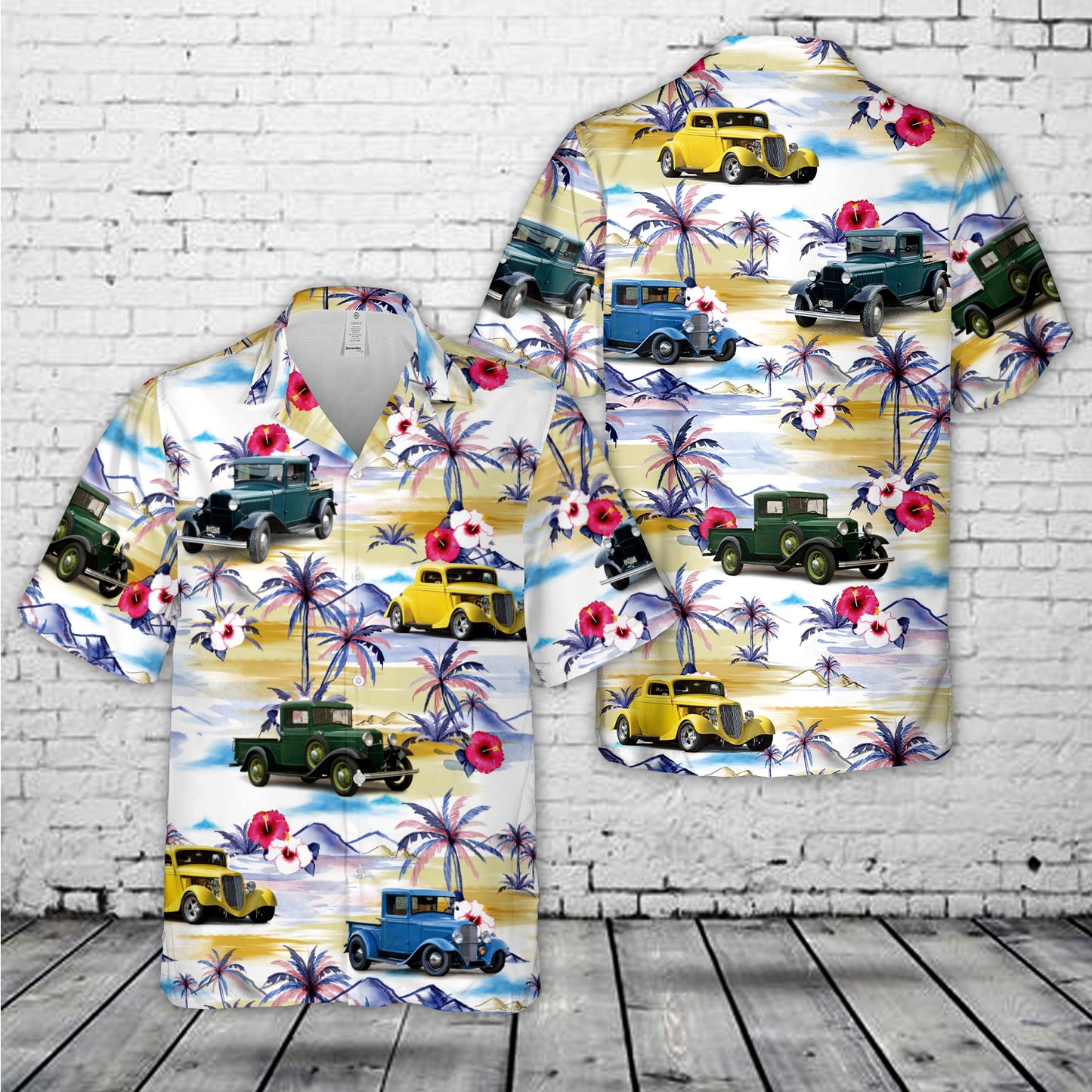 1932 Ford Model B Pickup Hawaiian Shirt
