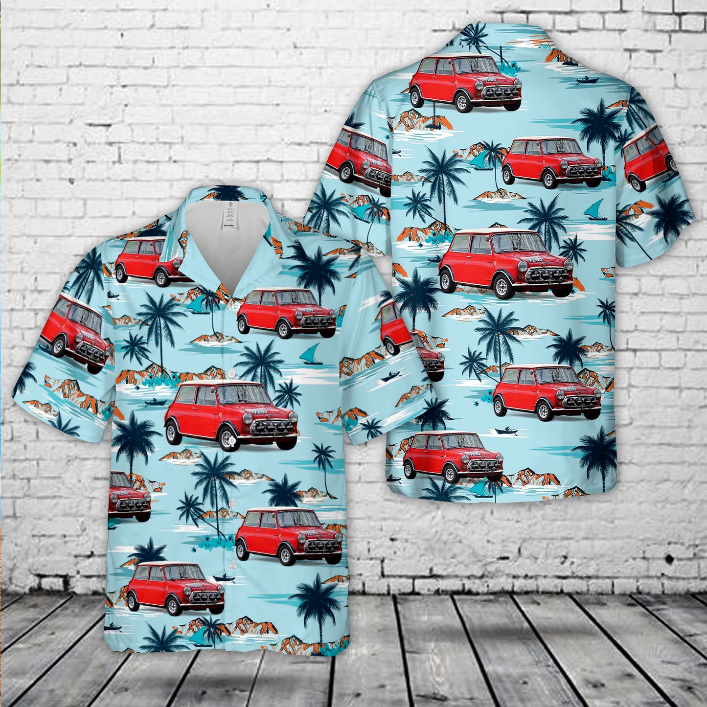 1969 Austin Mini Cooper S (Mk 2) Hawaiian Shirt