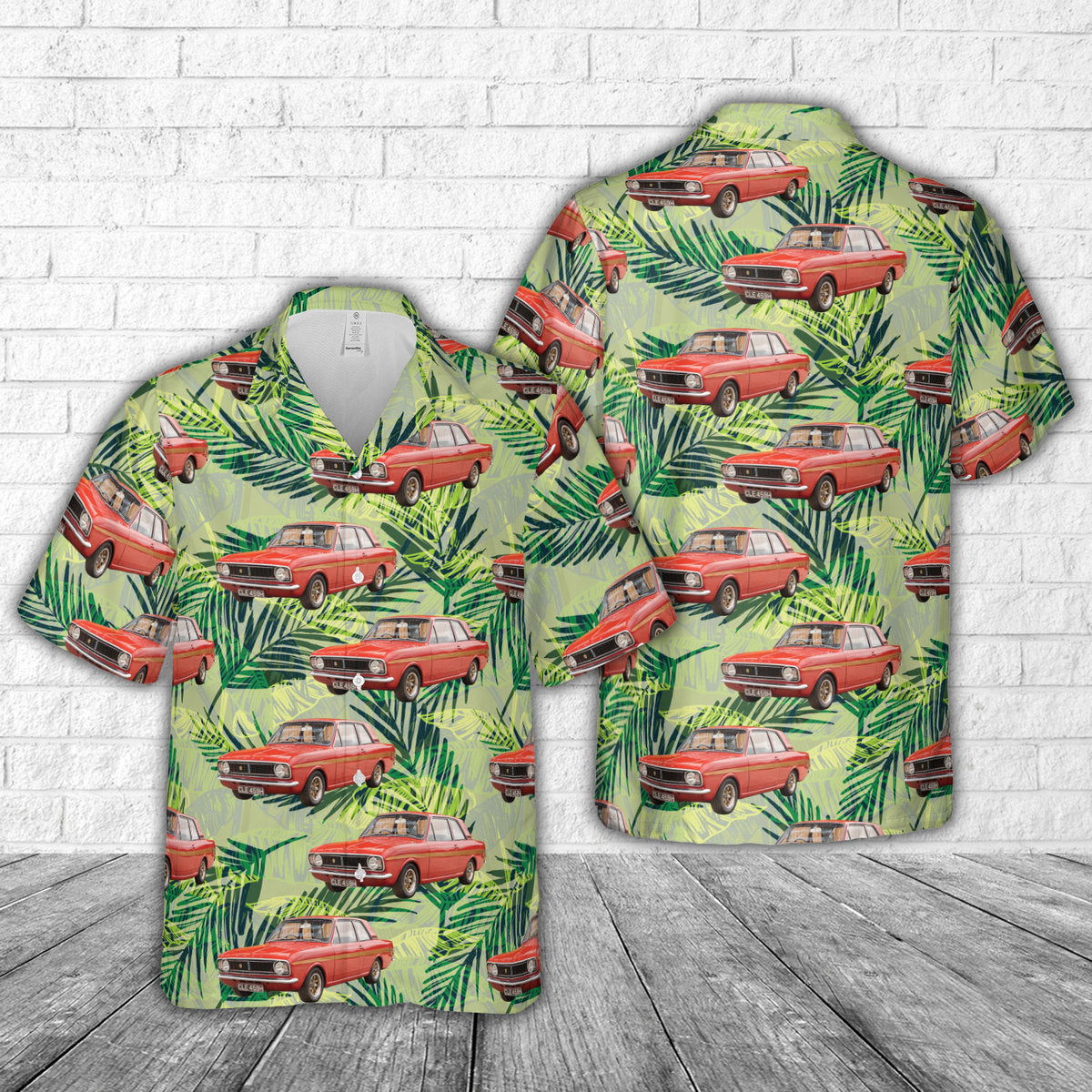 1969 Ford Lotus Cortina Hawaiian Shirt