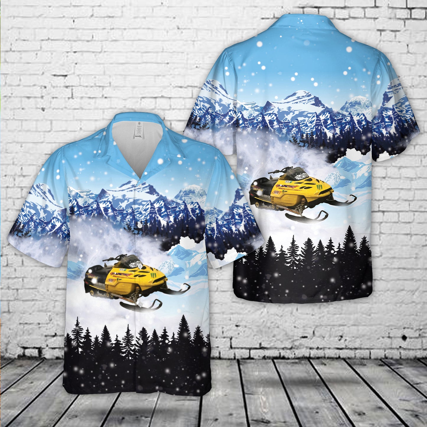 2000 Ski-Doo MXZ500 Snowmobile Hawaiian Shirt