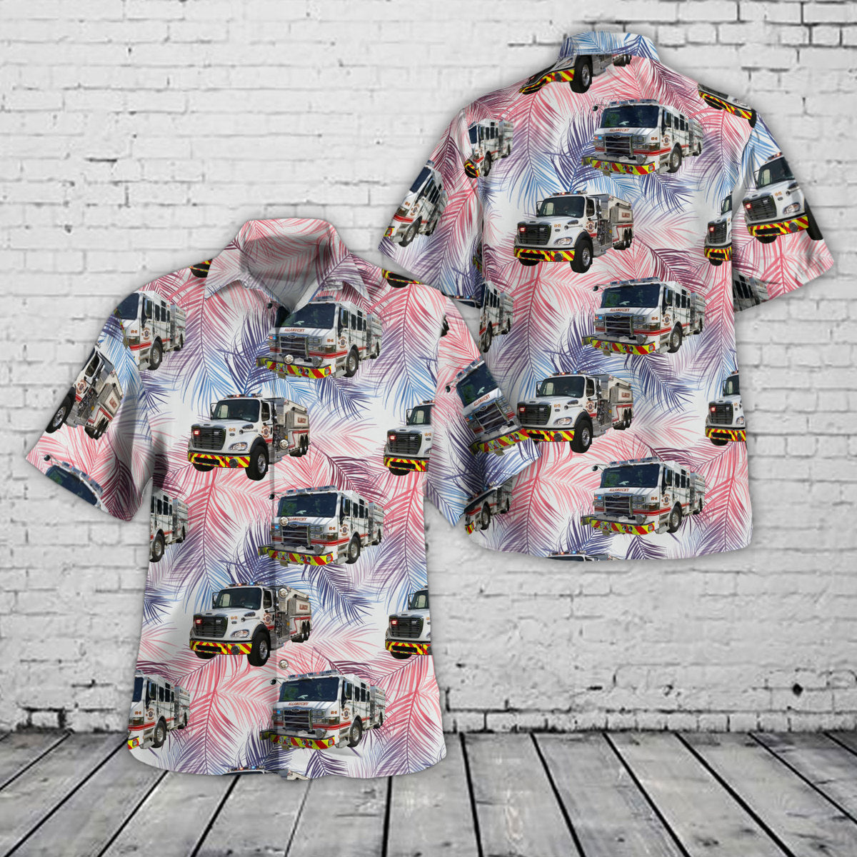 Allamuchy Fire Dept., New Jersey Hawaiian Shirt