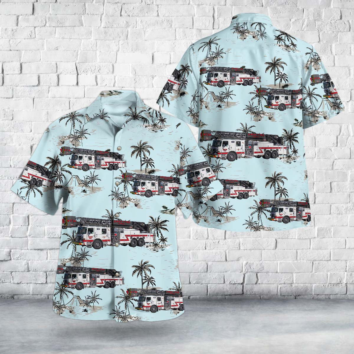 Ames, Iowa, Ames Fire Department Hawaiian Shirt