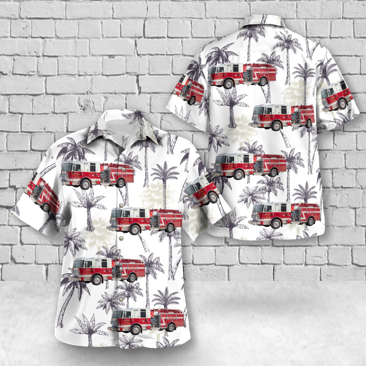 Arcata, California, Arcata Fire District Hawaiian Shirt