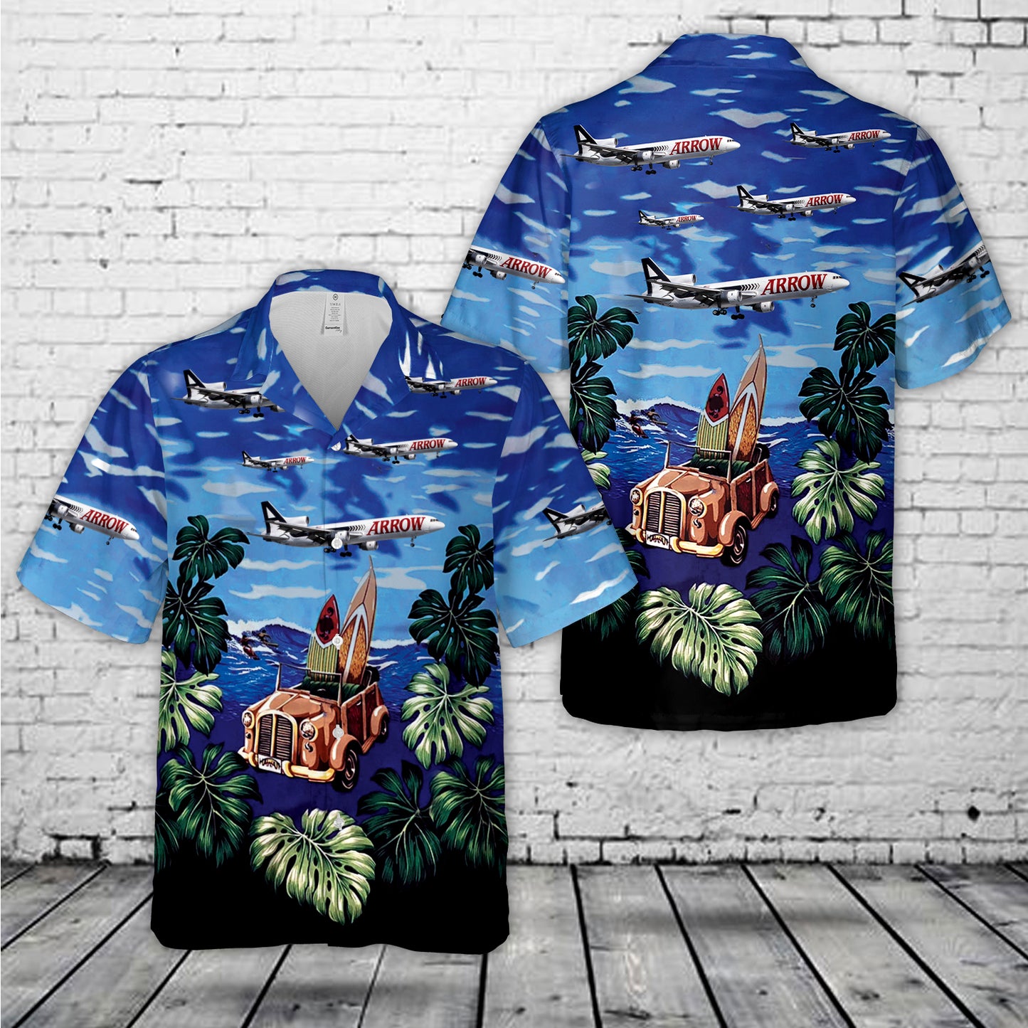 Arrow Air Lockheed L-1011-200(F) Tristar Hawaiian Shirt