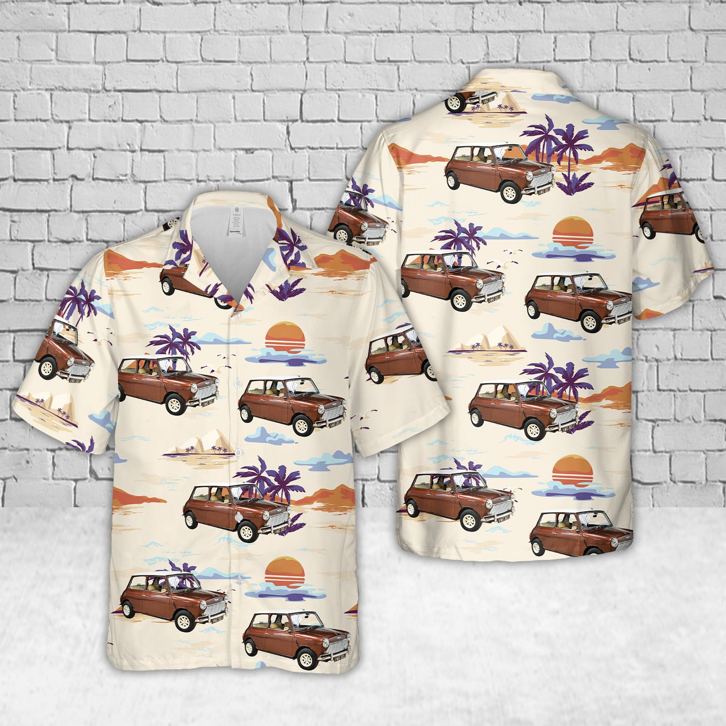 Austin Mini Cooper S Replica 1971 1340CC Hawaiian Shirt