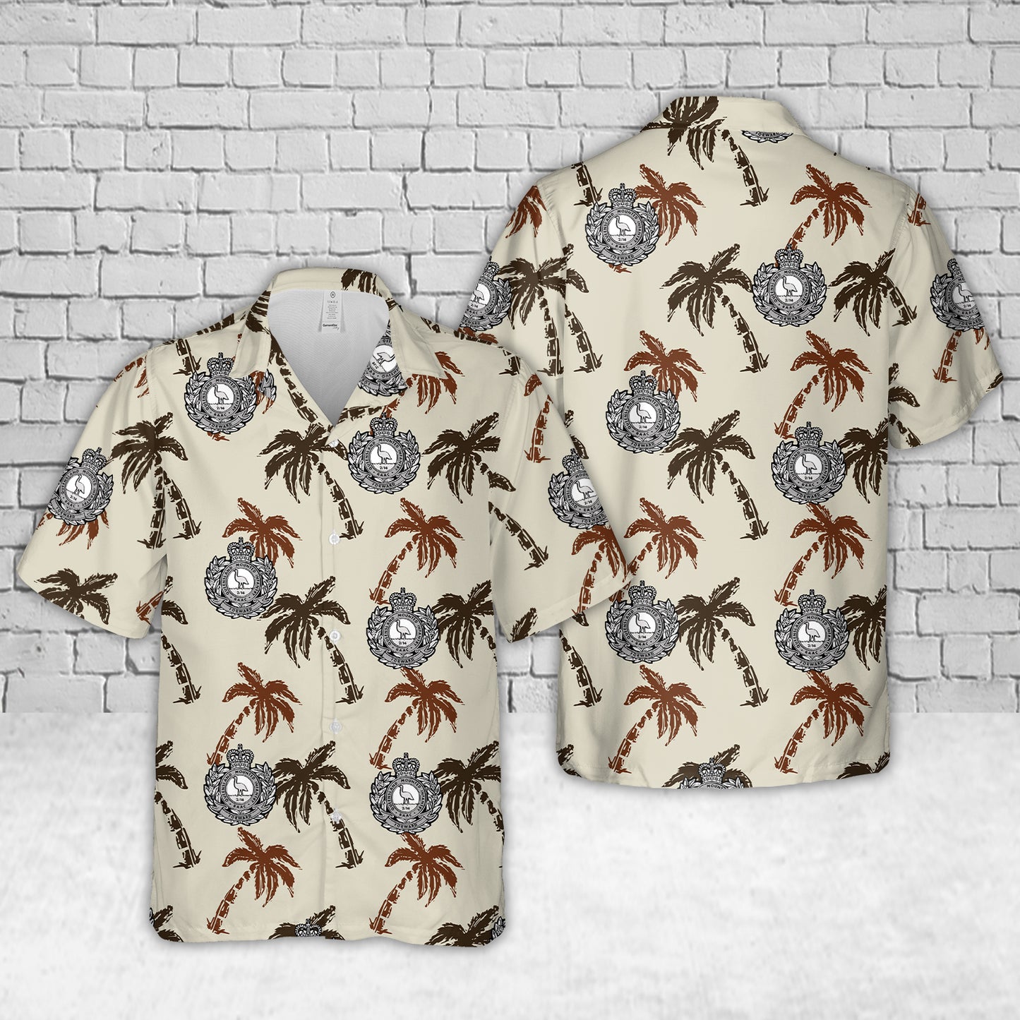 Australian Army 2nd/14th Light Horse Regiment (Queensland Mounted Infantry) Hawaiian Shirt