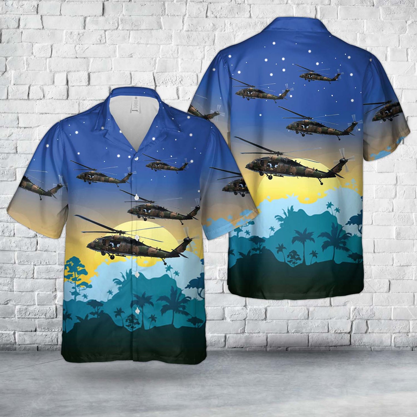 Australian Army Sikorsky S-70A-9 Blackhawk A25-102 "Arion" Hawaiian Shirt