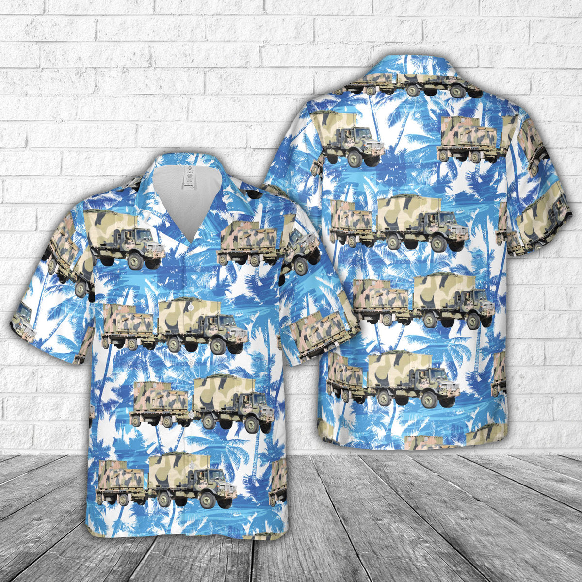 Australian Army Unimog Hawaiian Shirt