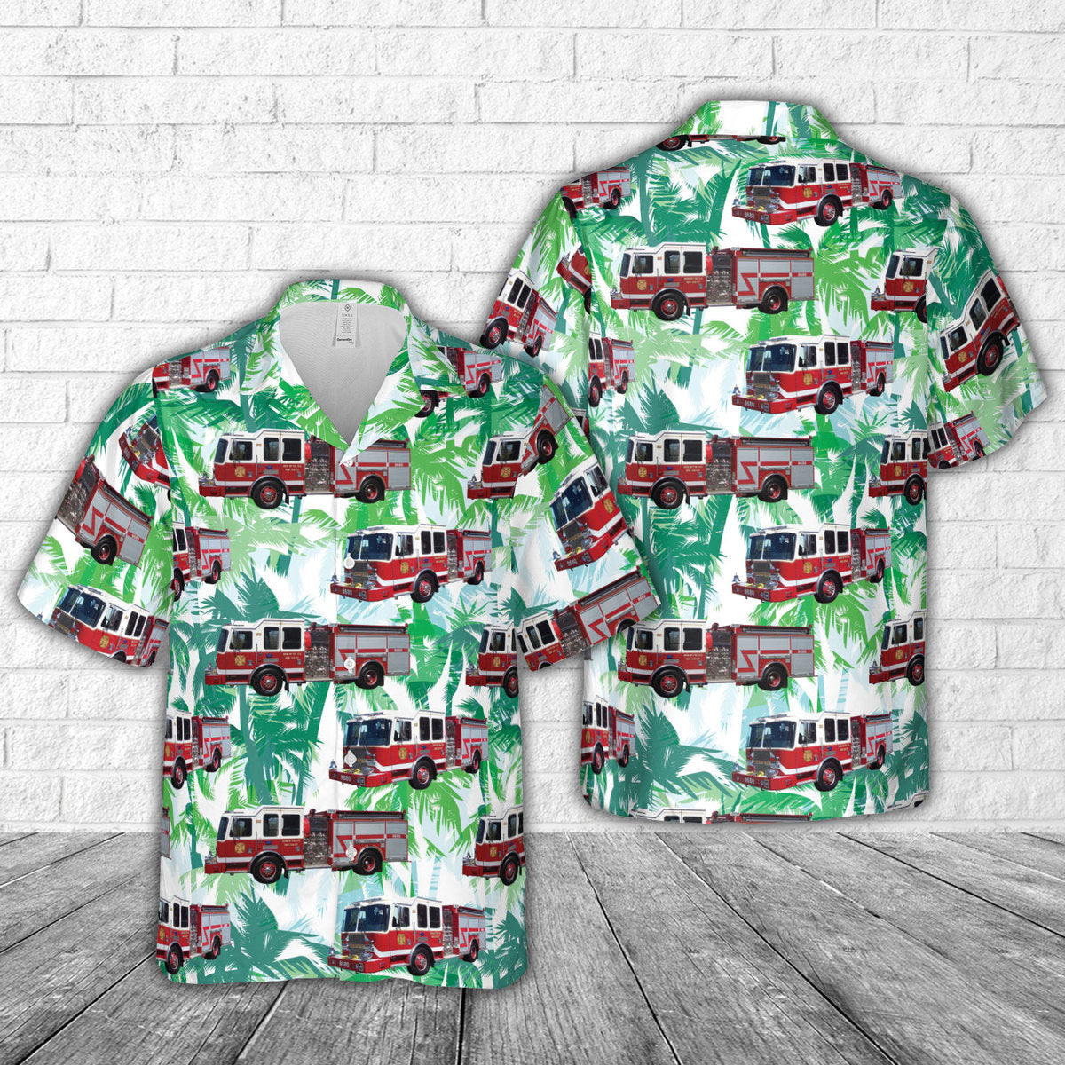 Avon Fire Department, Avon by the Sea, NJ Hawaiian Shirt