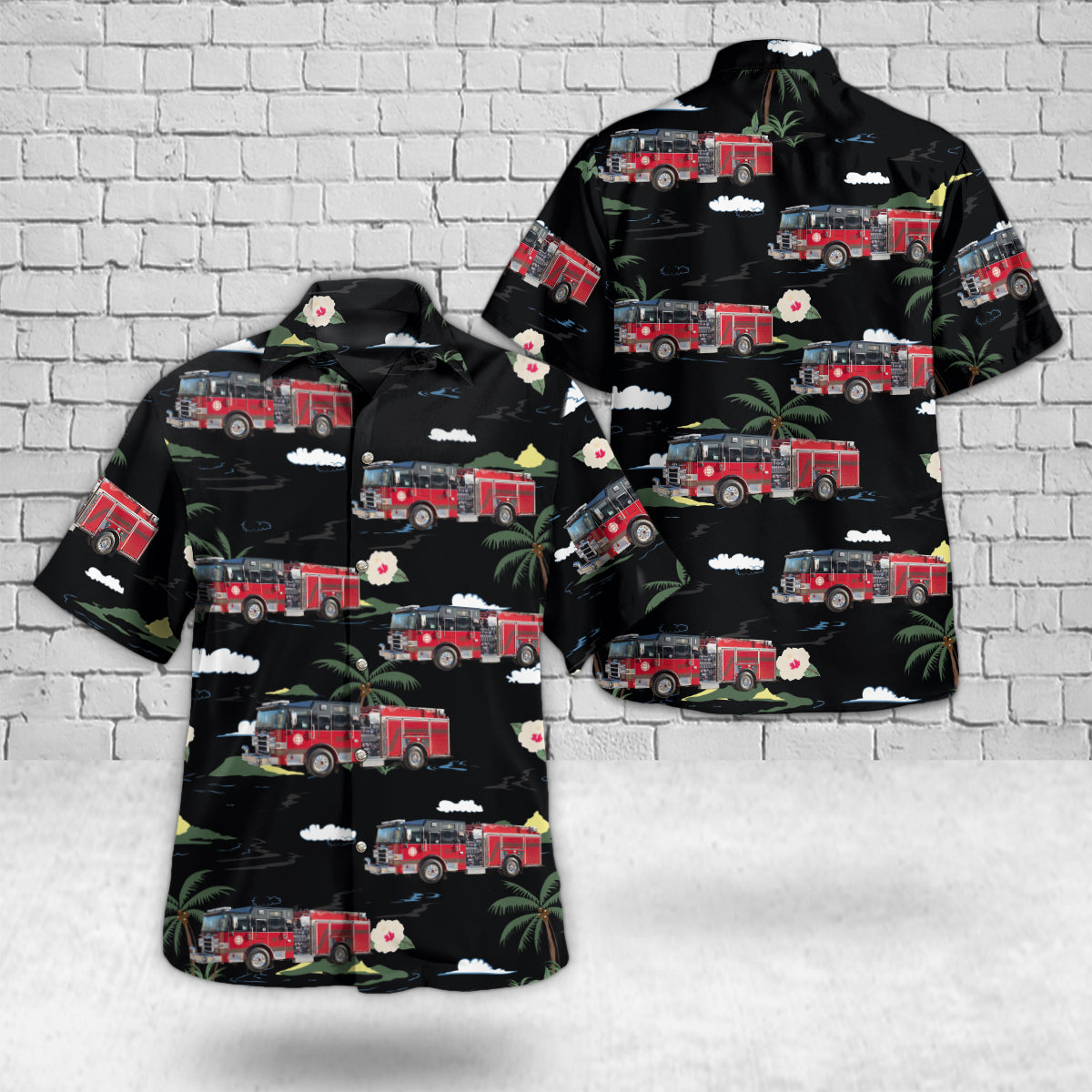 Berwyn, Illinois, Berwyn Fire Department Hawaiian Shirt