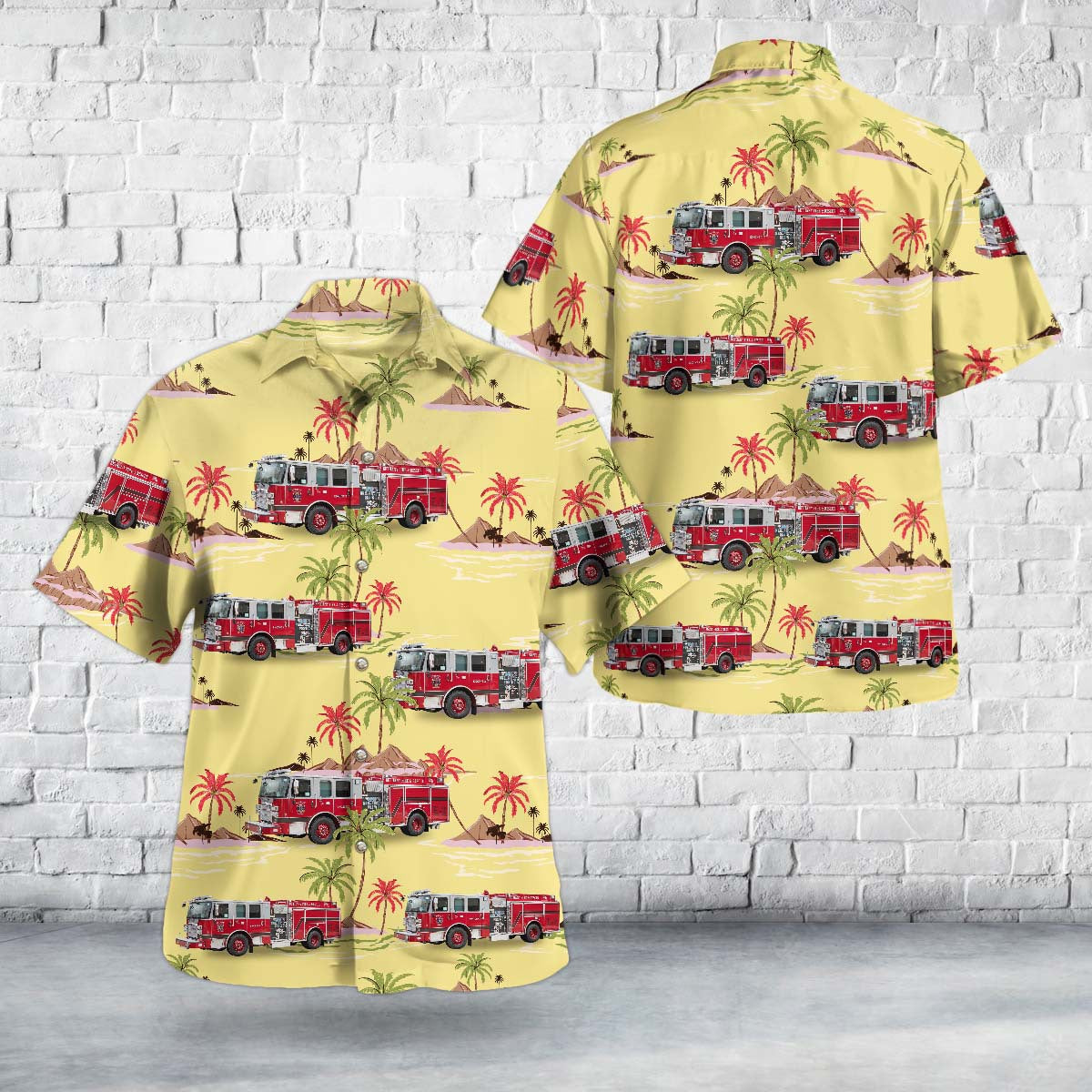 Bethany, Oklahoma, Bethany Fire & Rescue Hawaiian Shirt