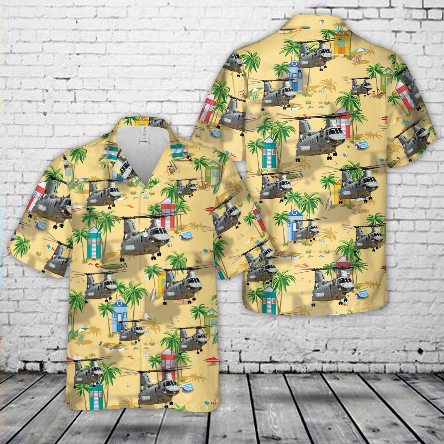 Boeing-Vertol CH-46E Sea Knight BuNo 156471 "Knightriders" Hawaiian Shirt