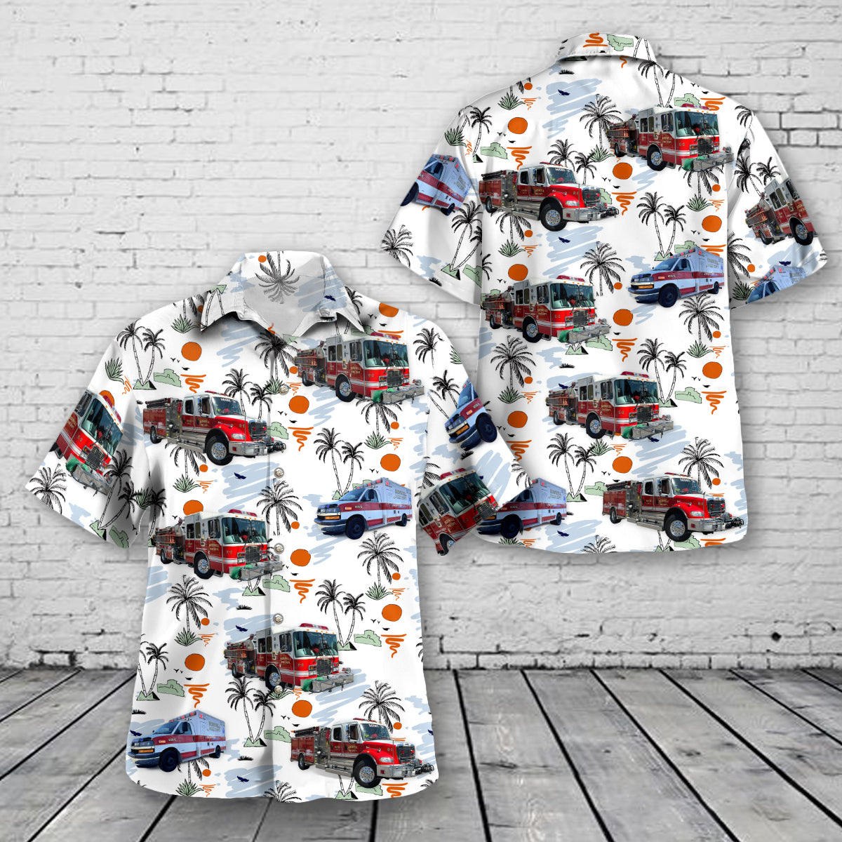 Boswell Fire Department, Pennsylvania Hawaiian Shirt