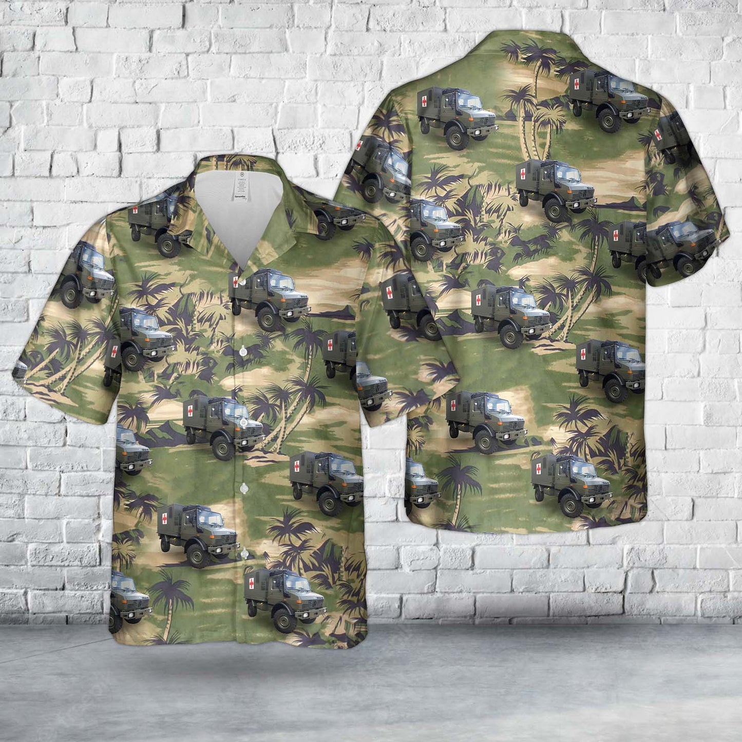 British Army Unimog Hawaiian Shirt