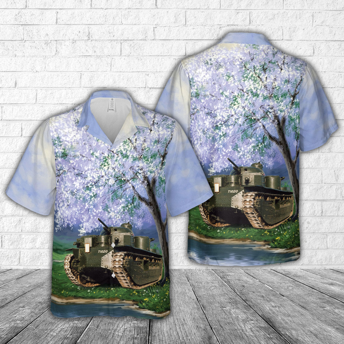 British Vickers A1E1 Independent super heavy multi-turreted tank Hawaiian Shirt