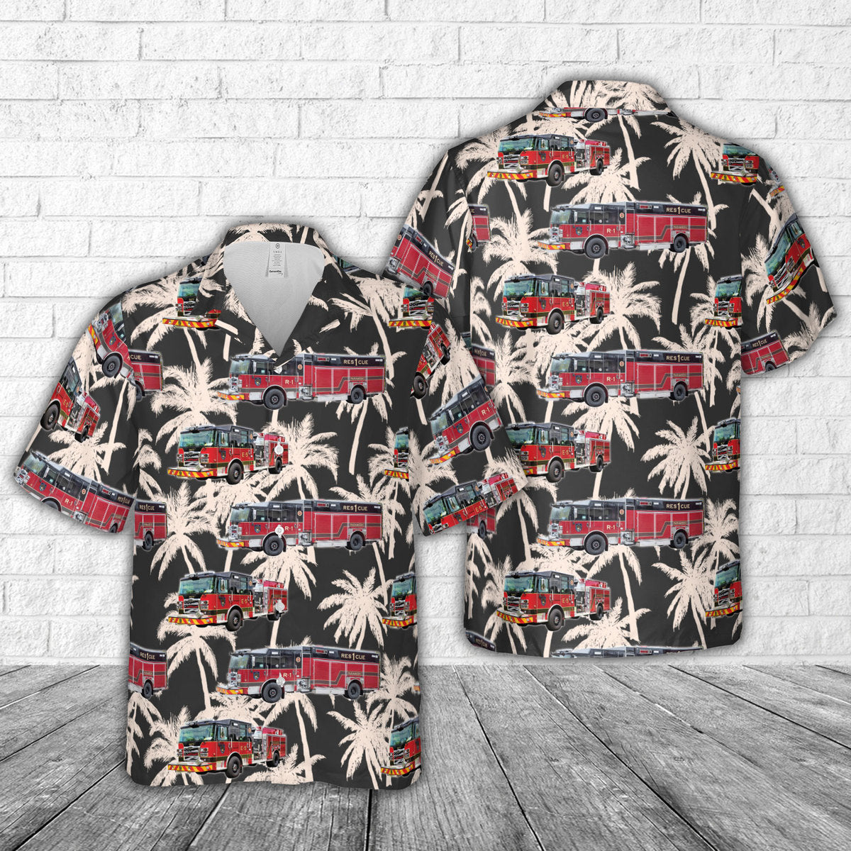 Broken Arrow Fire Department, Oklahoma Hawaiian Shirt