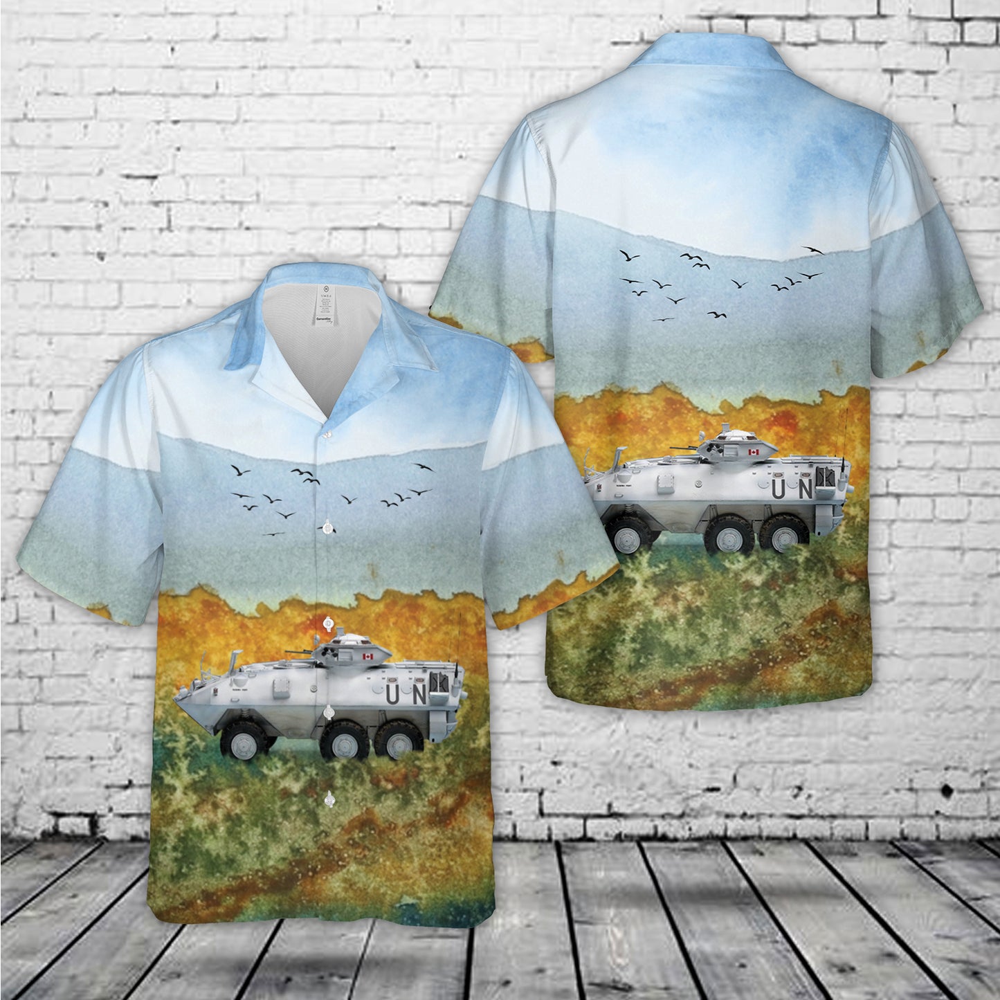 Canadian Army AVGP Grizzly Hawaiian Shirt