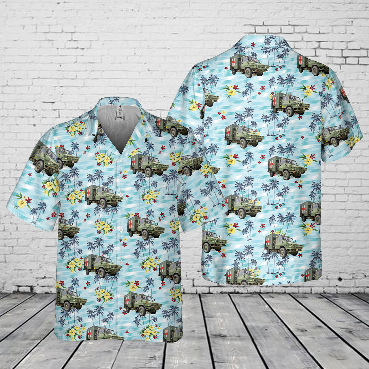 Canadian Army LSVW Pocket Hawaiian Shirt