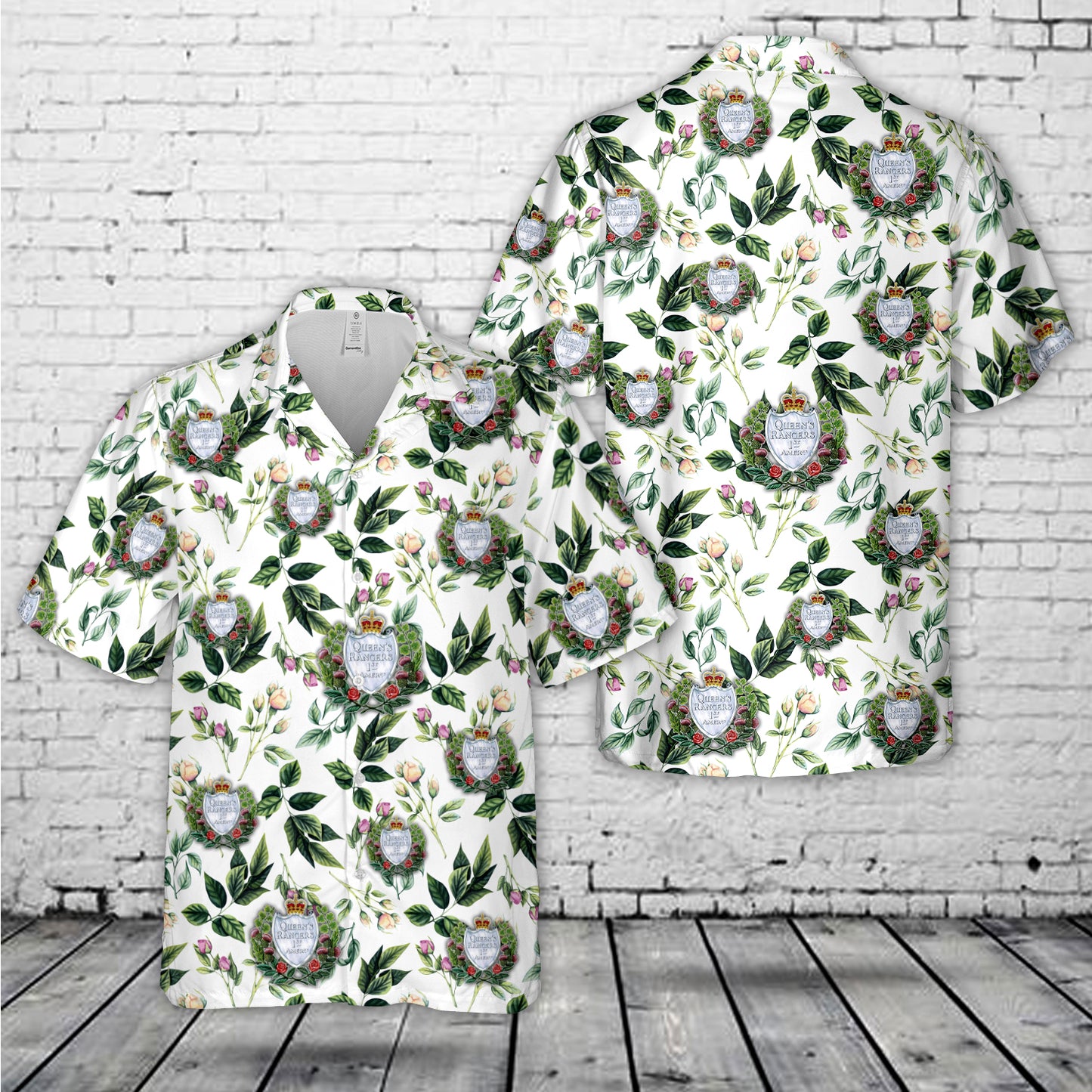 Canadian Army Primary Reserve Royal Canadian Armoured Corps The Queen's York Rangers (1st American Regiment) (RCAC) Hawaiian Shirt