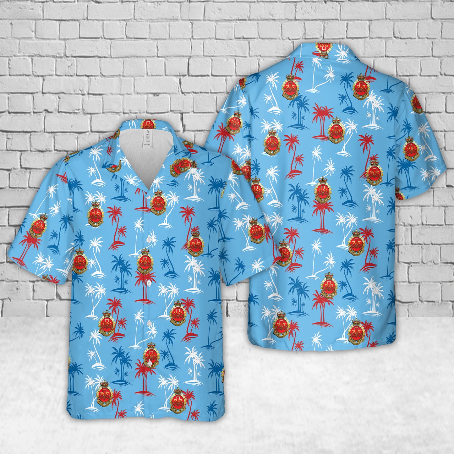 Canadian Forces PSel Badge Hawaiian Shirt