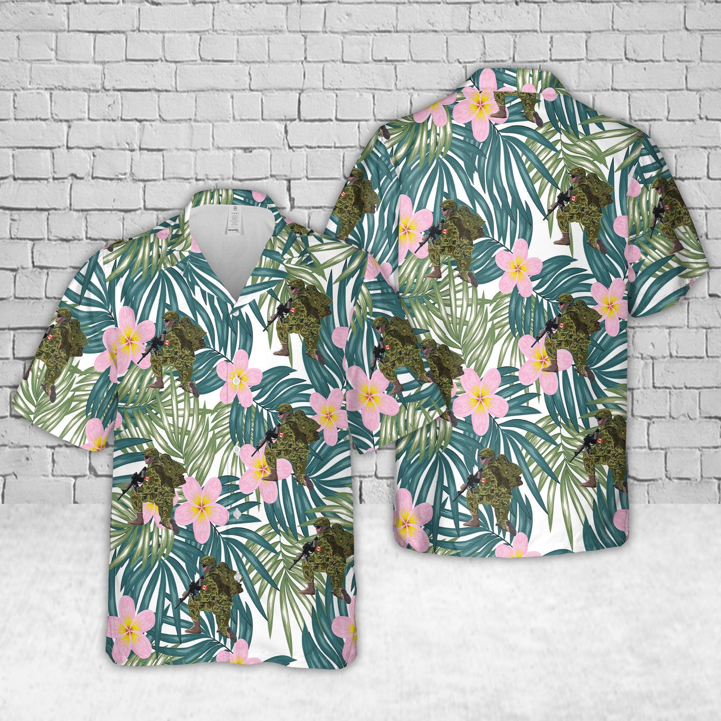 Canadian army soldier Hawaiian Shirt