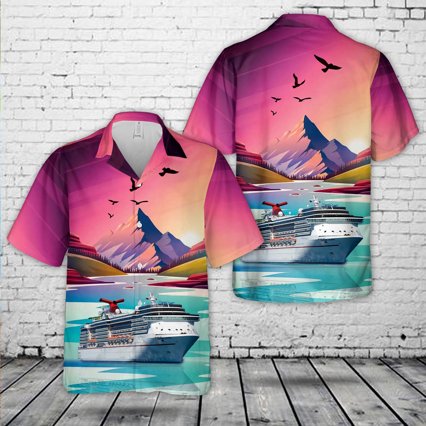 Carnival Cruise Line Carnival Legend Hawaiian Shirt