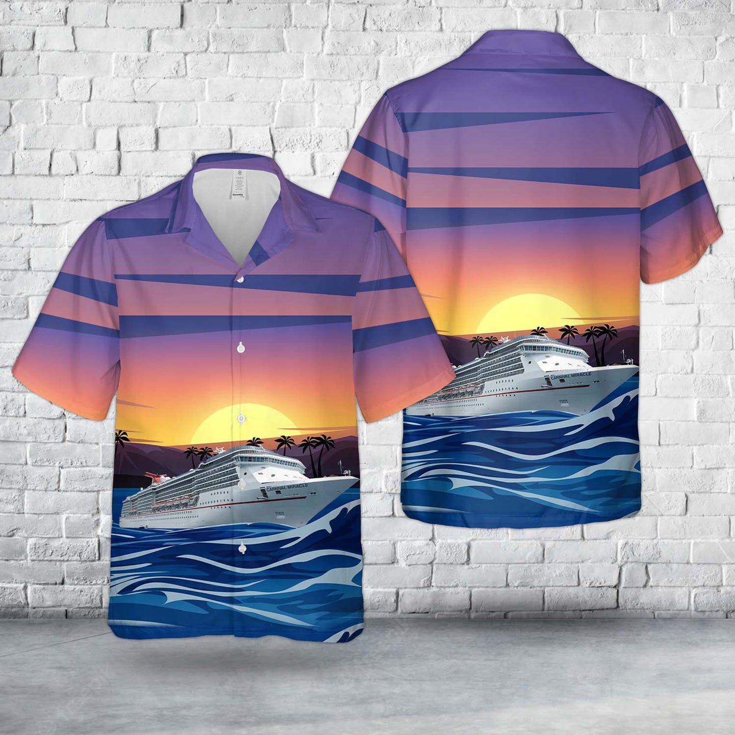 Carnival Cruise Line Carnival Miracle Hawaiian Shirt