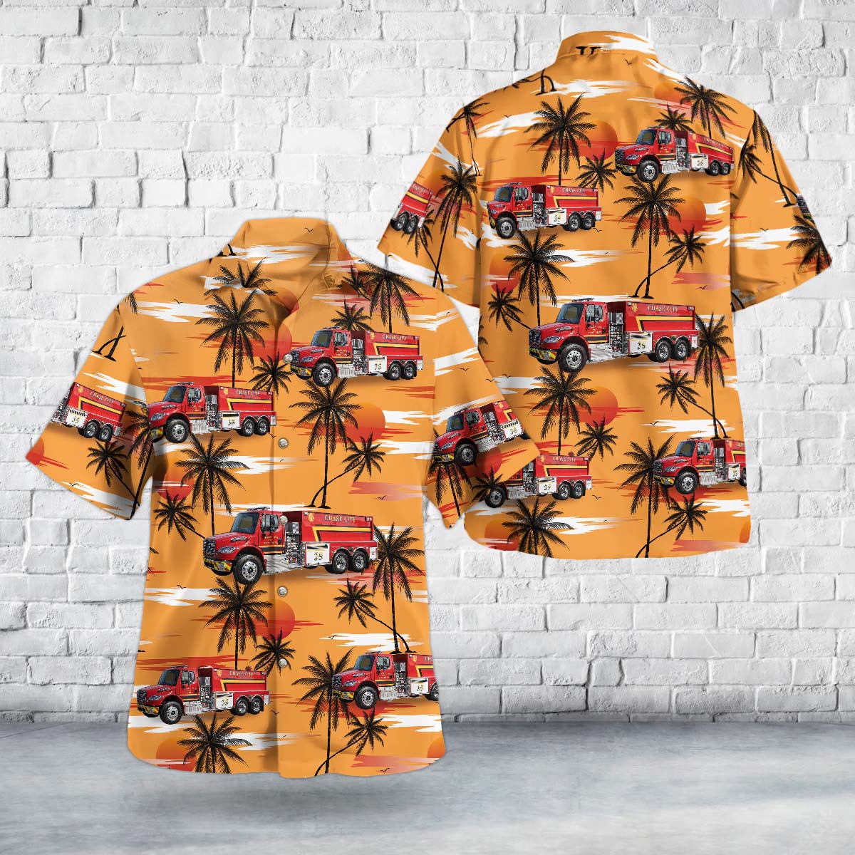 Chase City, Virginia, Chase City Volunteer Fire Department Hawaiian Shirt