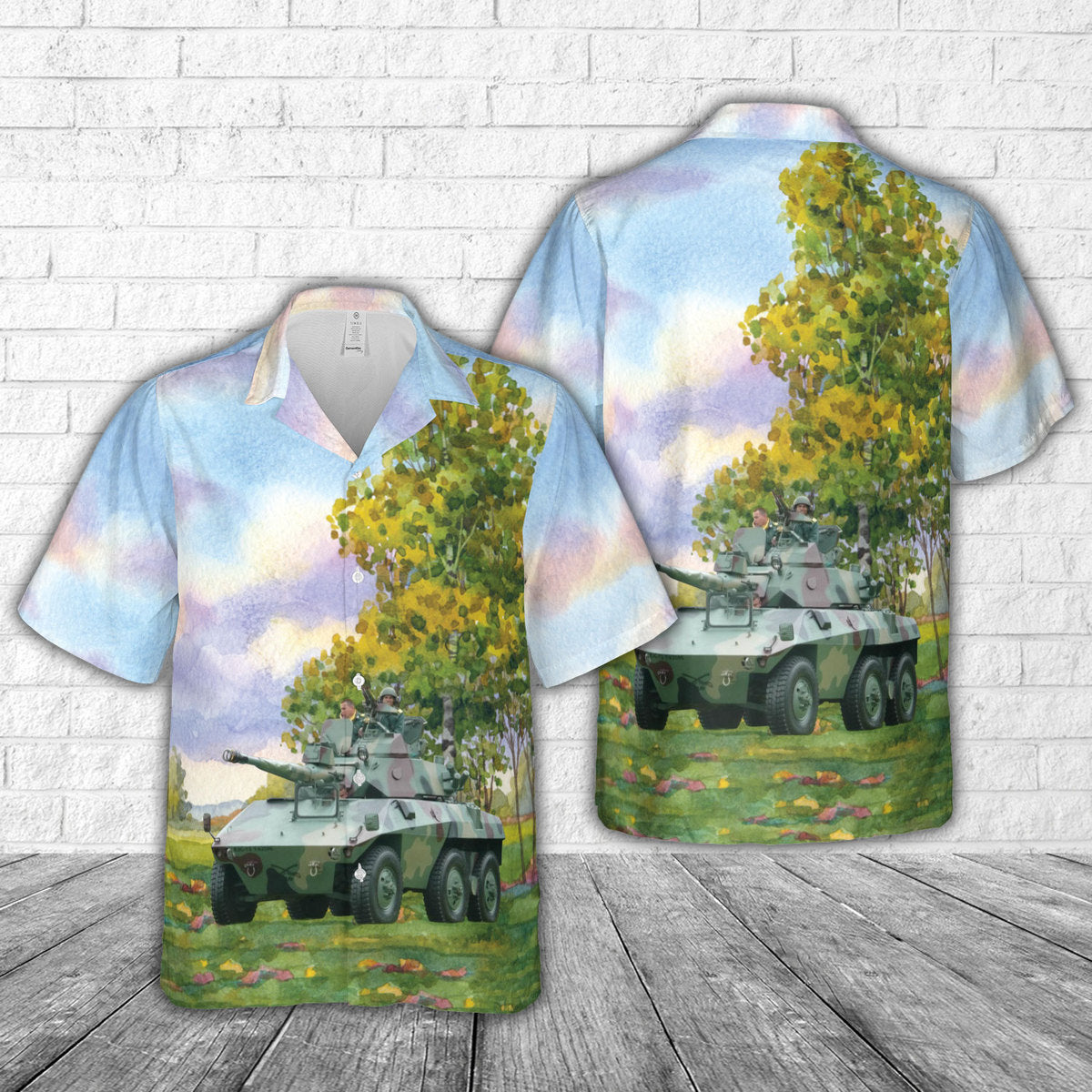 Colombian Army Engesa EE-9 Hawaiian Shirt