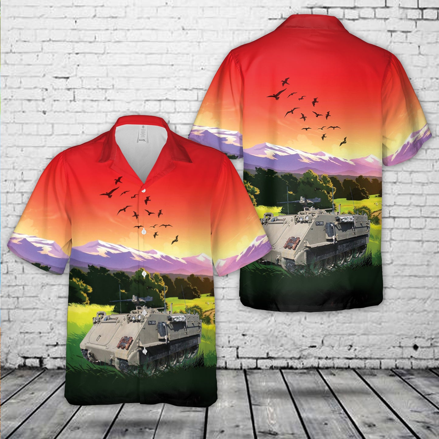 Colombian Army M113A1 APC Hawaiian Shirt