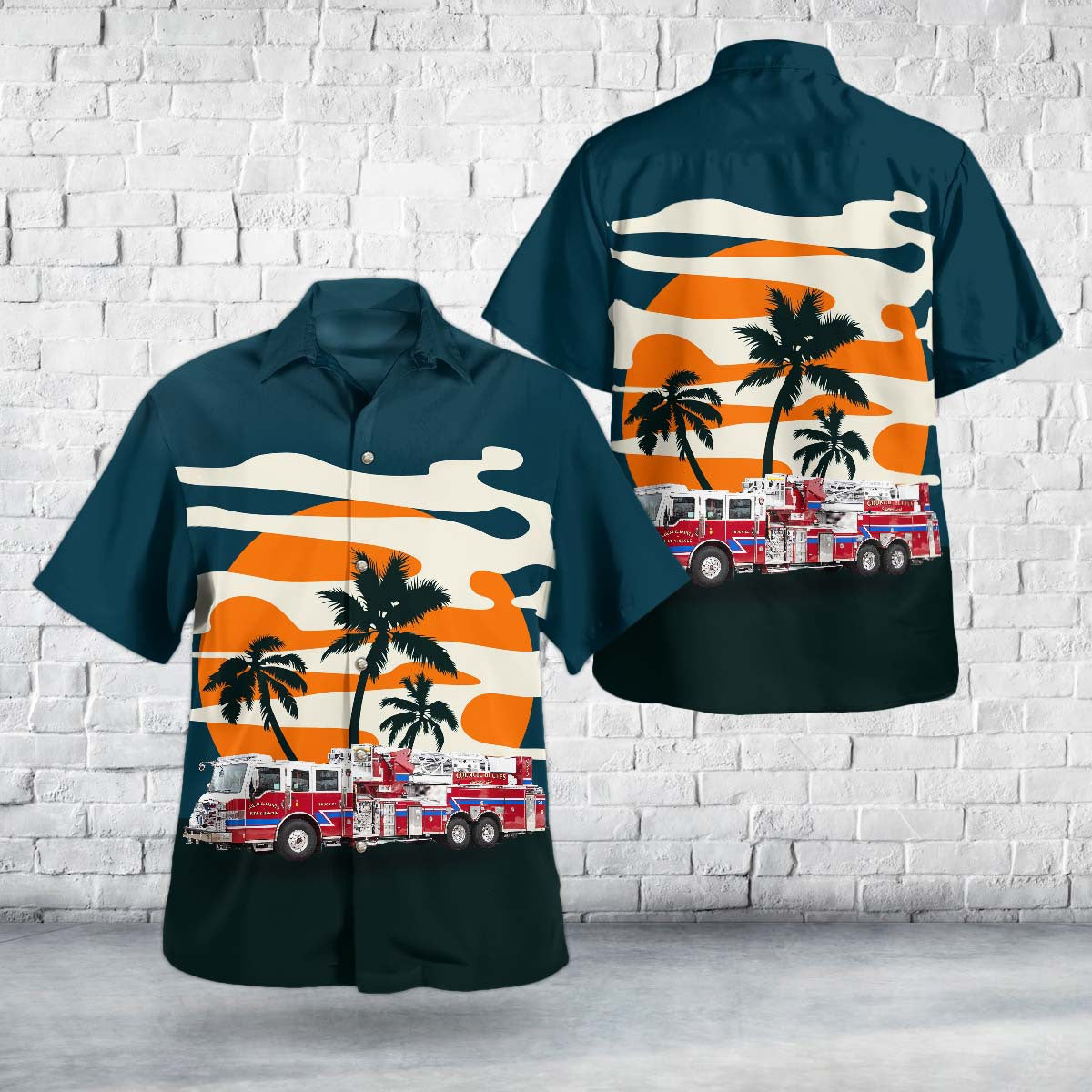 Council Bluffs, Iowa, Council Bluffs Fire Department Hawaiian Shirt