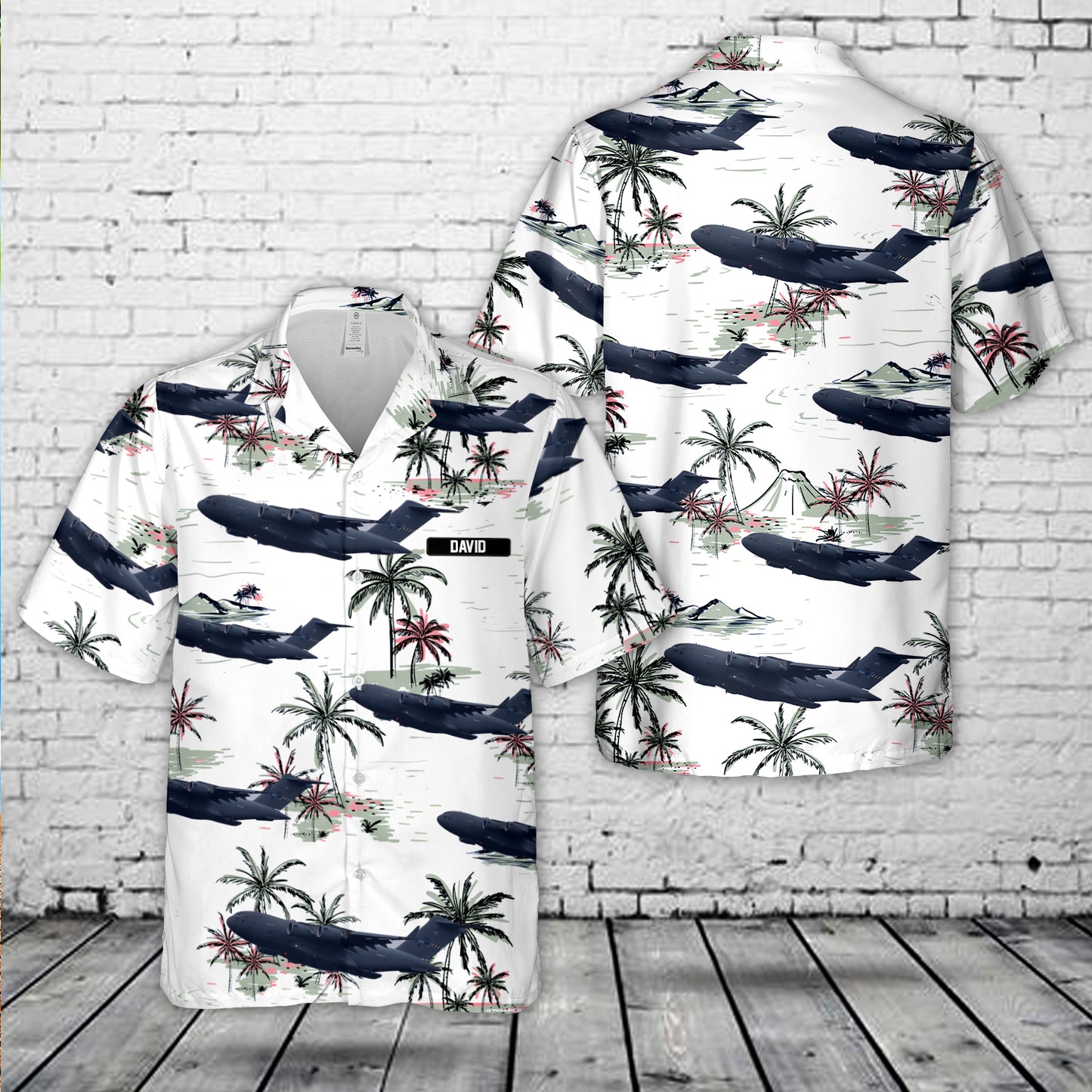 Custom Name Hungarian Air Force Boeing C-17A Globemaster III 08-0001 Hawaiian Shirt