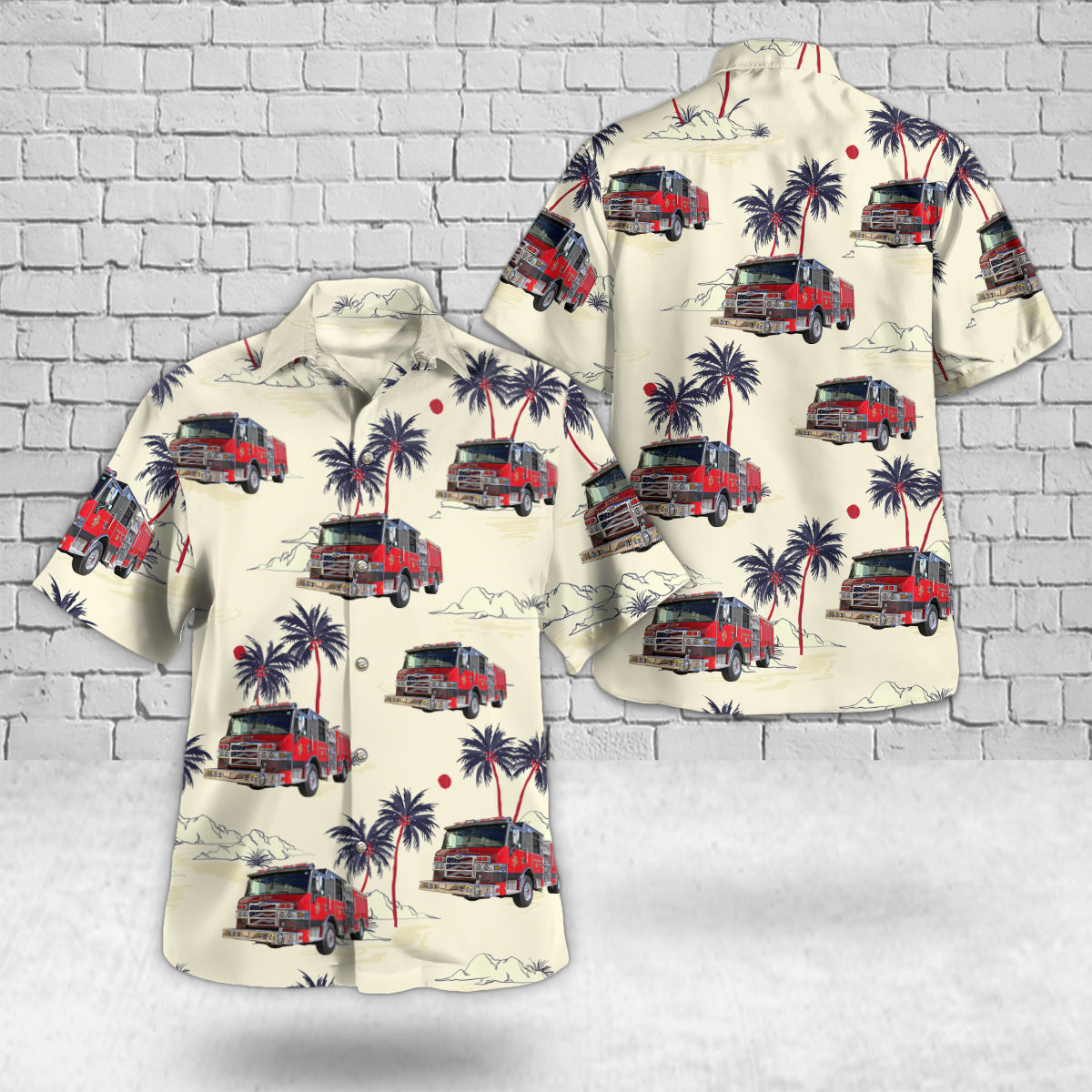 Dixon, California, Dixon Fire Department Hawaiian Shirt