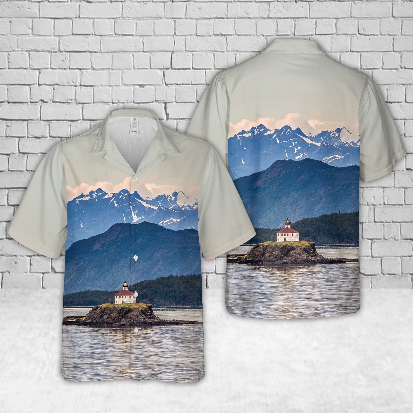 Eldred Rock Lighthouse, Haines, Alaska Hawaiian Shirt