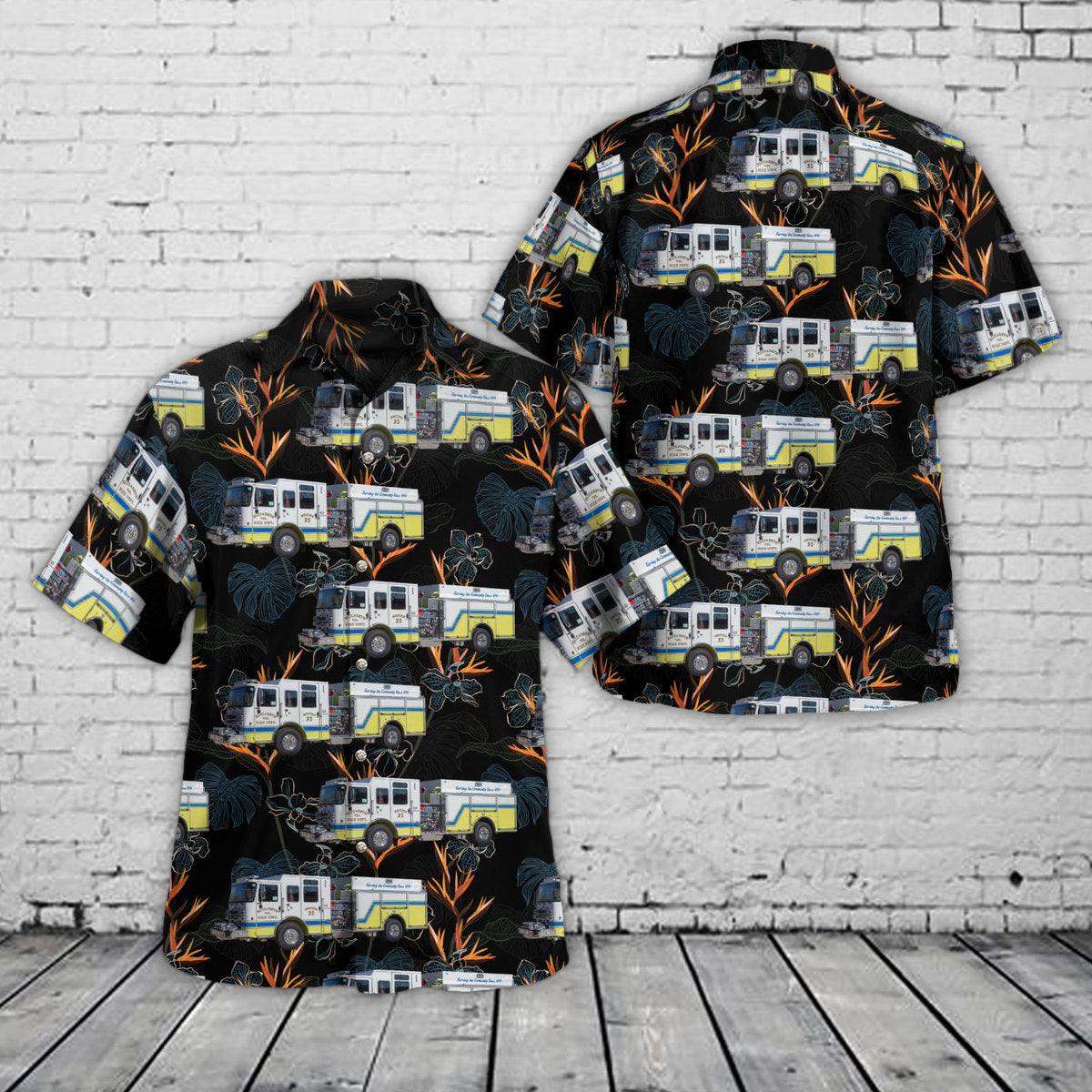 Elizabeth, Indiana, Elizabeth Volunteer Fire Department Hawaiian Shirt