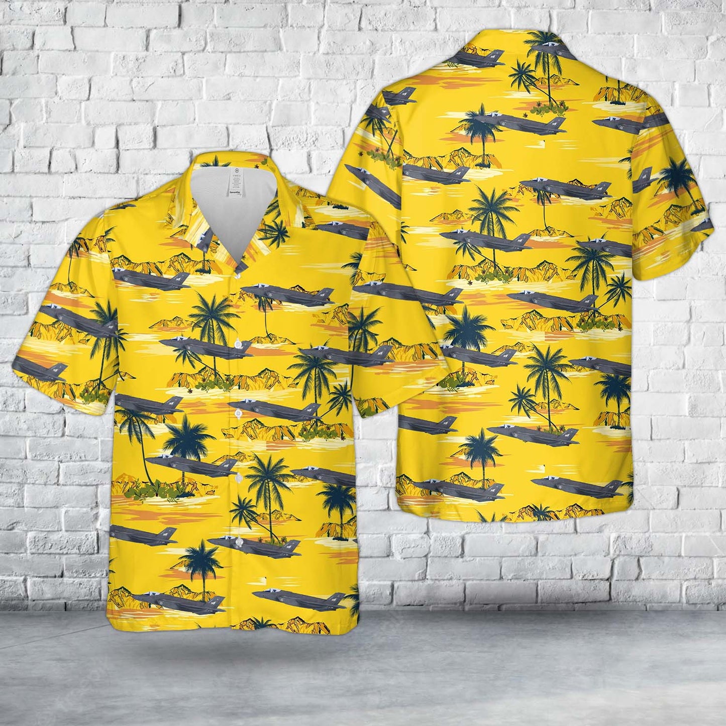 Finnish Air Force F-35 Lightning II Hawaiian Shirt