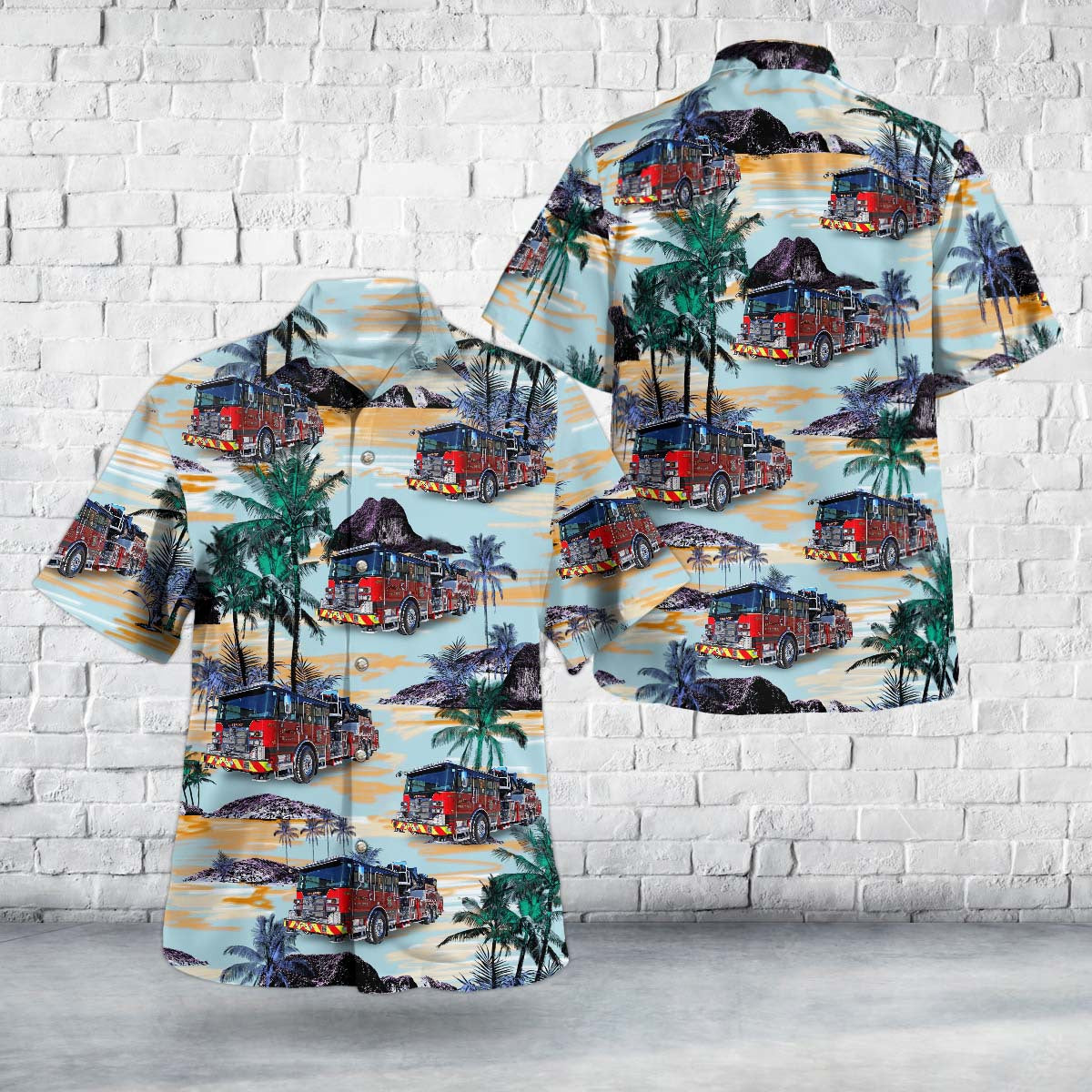 Freeport, Illinois, Freeport Fire Department Hawaiian Shirt