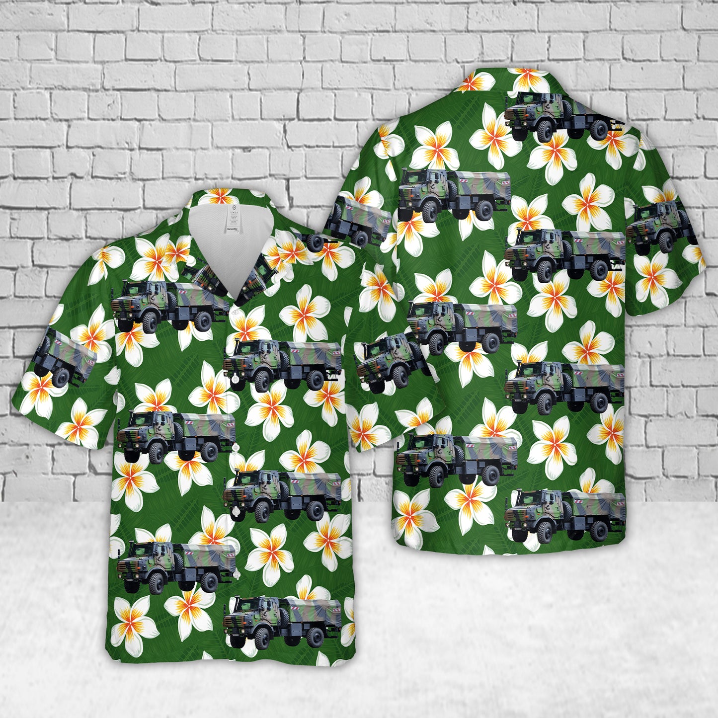 French Army Unimog Hawaiian Shirt