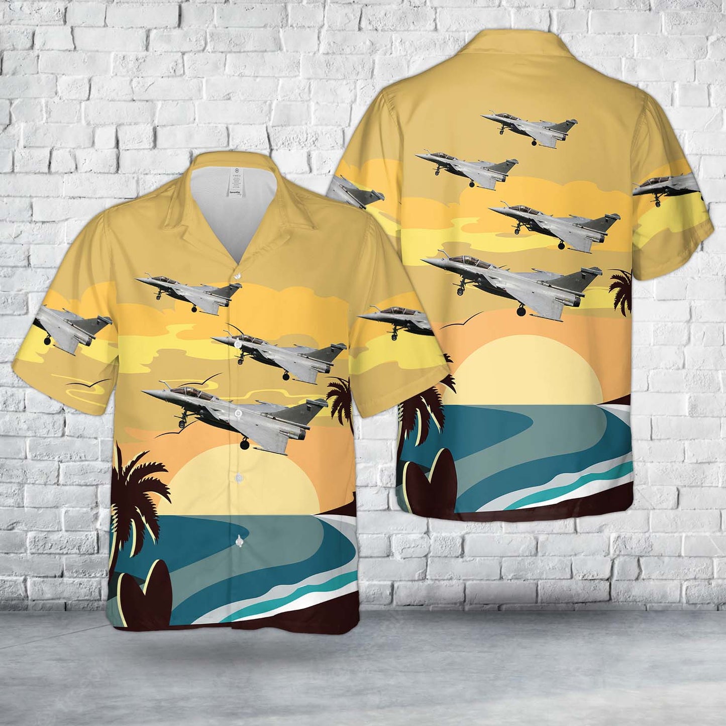 French Navy Dassault Rafale M Hawaiian Shirt