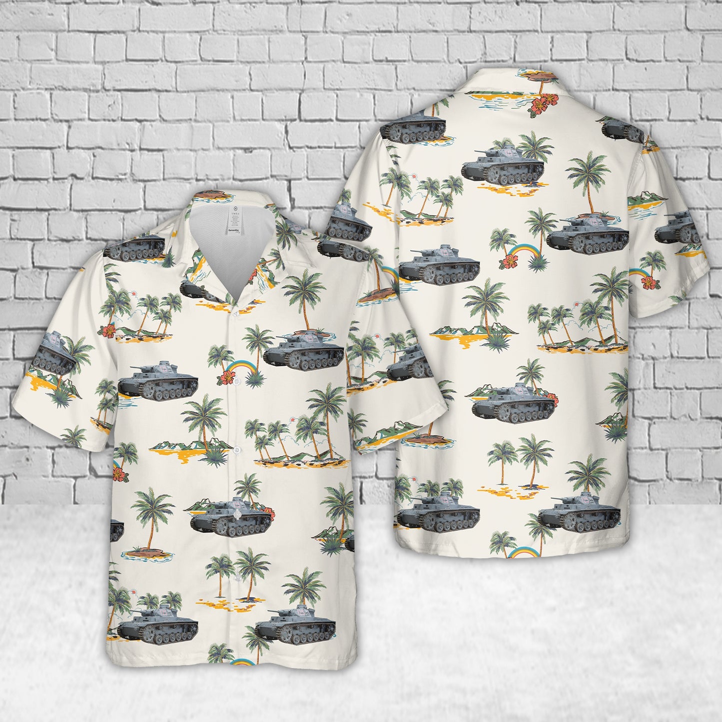 Germany Army Panzer III Ausf. H In WWII Hawaiian Shirt