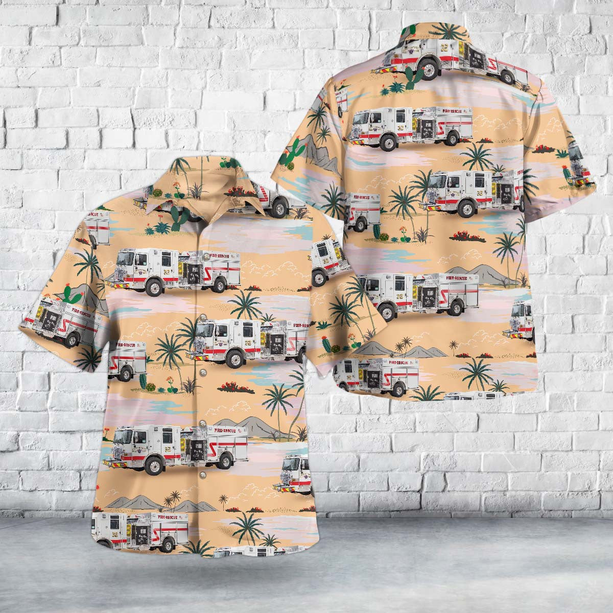 Greenville, South Carolina, Gantt Fire Department Hawaiian Shirt