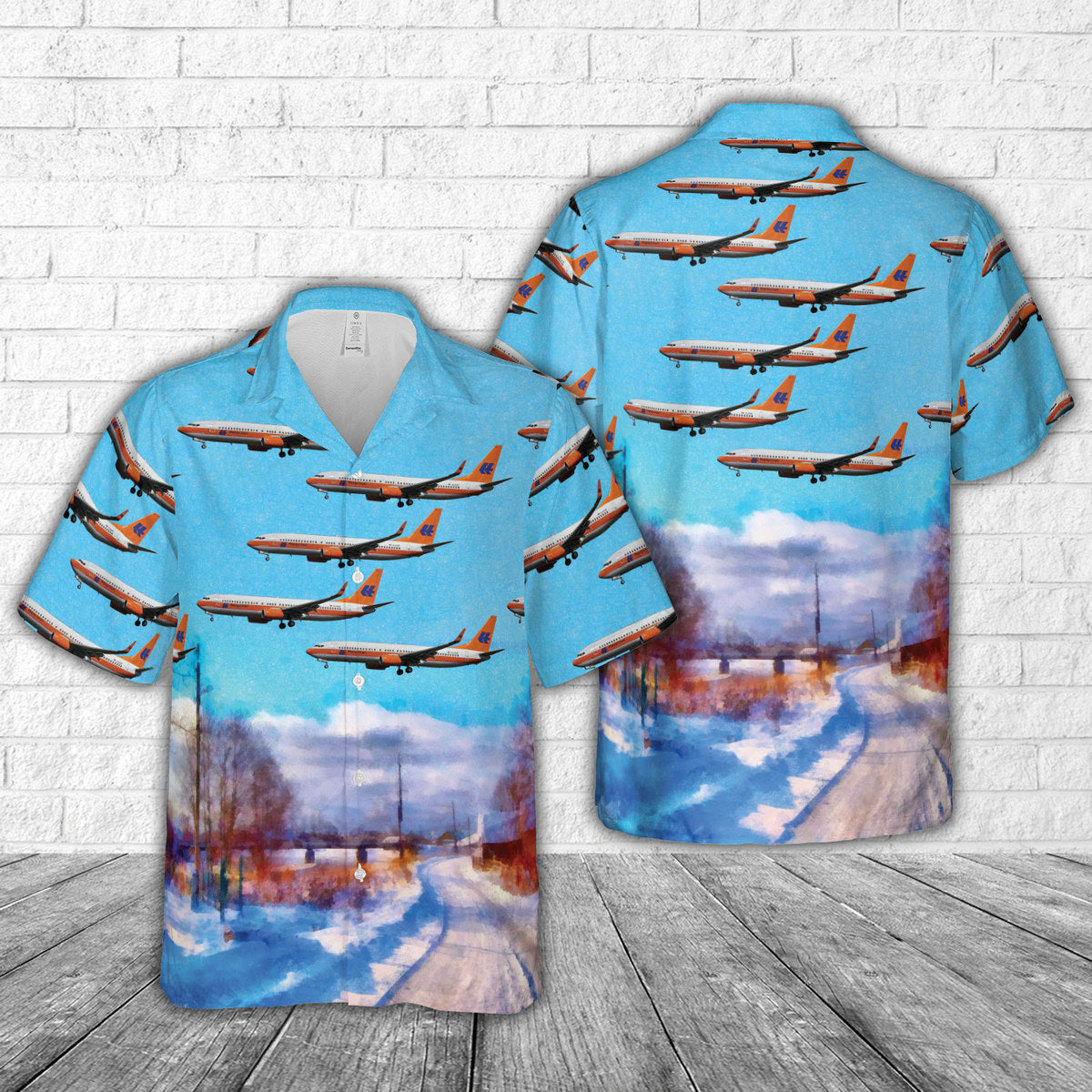 Hapag Lloyd Boeing 737-800 Hawaiian Shirt