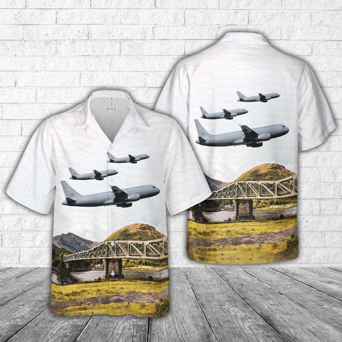 Hungarian Air Force 605 Airbus A319-100 Hawaiian Shirt