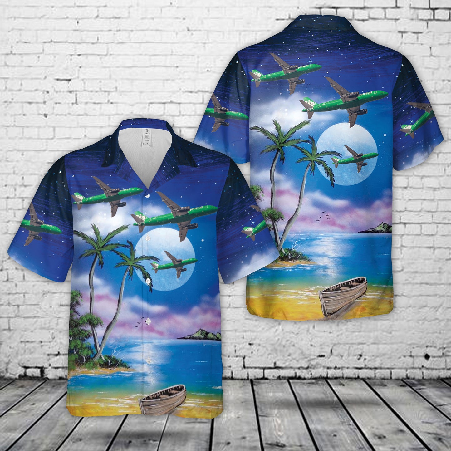 JetBlue Airways, on Celtics livery, Airbus A320-232 Hawaiian Shirt