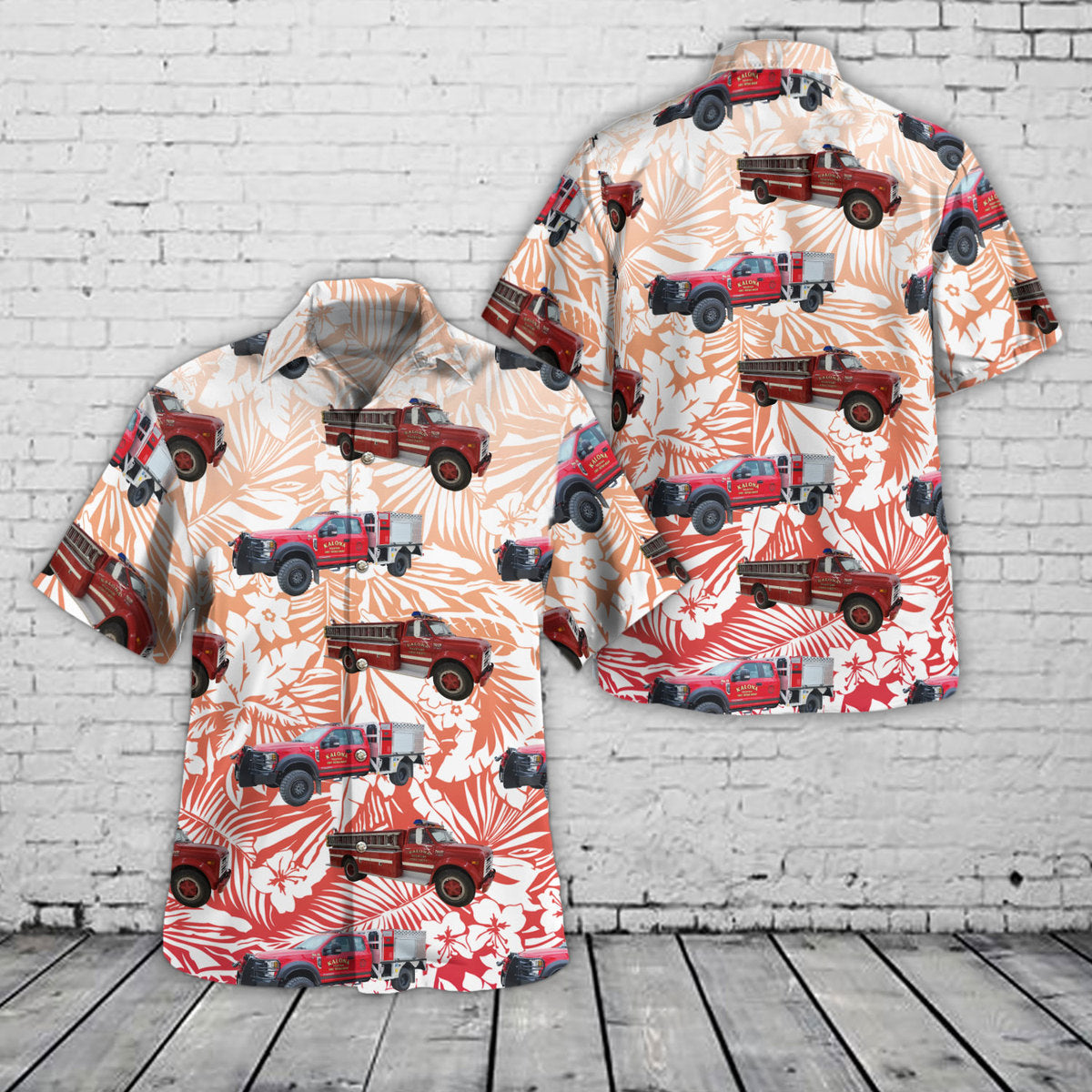 Kalona Volunteer Fire Department, Iowa Hawaiian Shirt