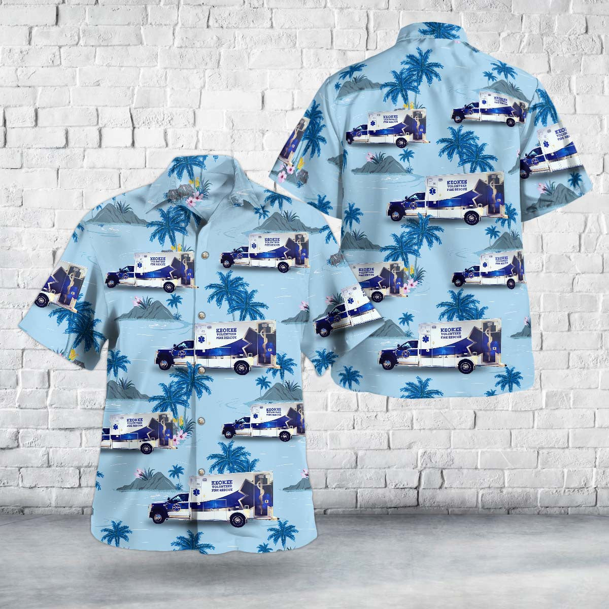 Keokee, Virginia, Keokee Volunteer Fire and Rescue Hawaiian Shirt