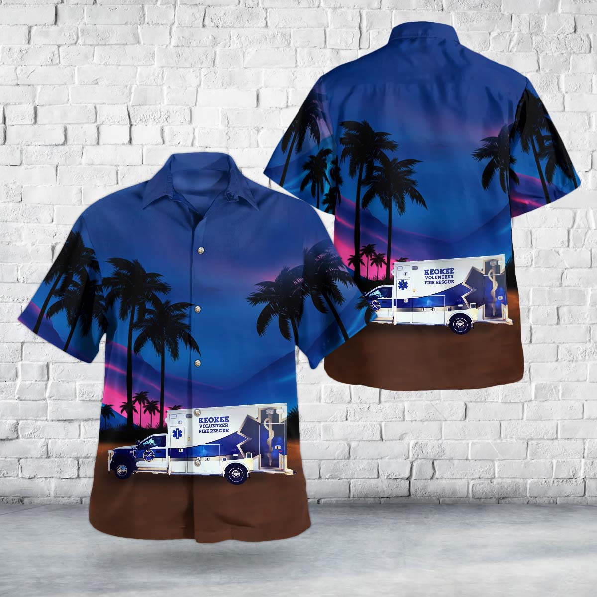 Keokee, Virginia, Keokee Volunteer Fire and Rescue Hawaiian Shirt