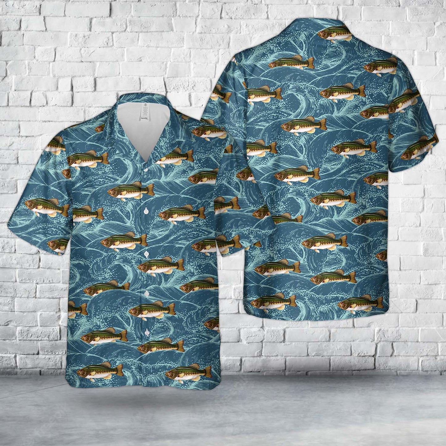 Largemouth Bass Fishing Hawaiian Shirt