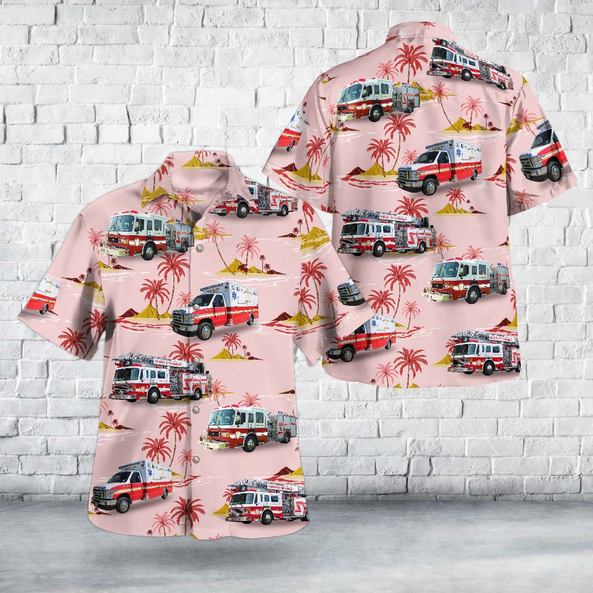 Margate, New Jersey, Margate City Fire Department Hawaiian Shirt